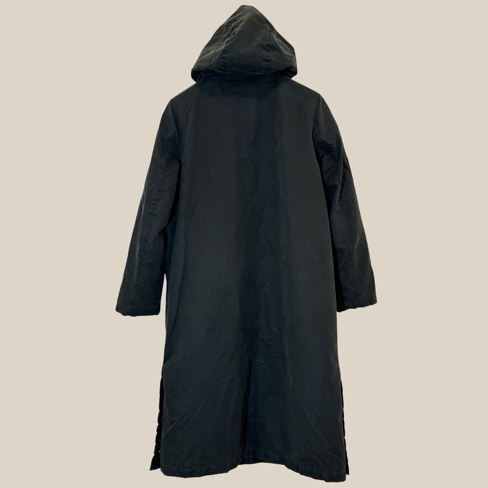Lauren Ralph Lauren Long Hooded Parka L Forest Green Insulated Double Zip Coat - Picture 3 of 13